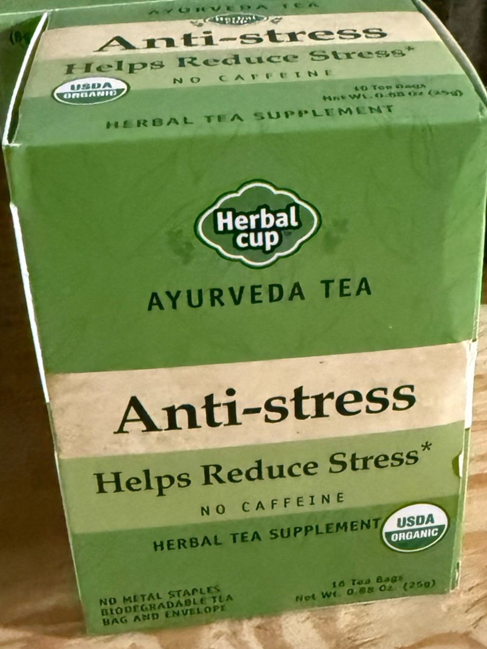 Anti-Stress Ayurveda Tea - Green
